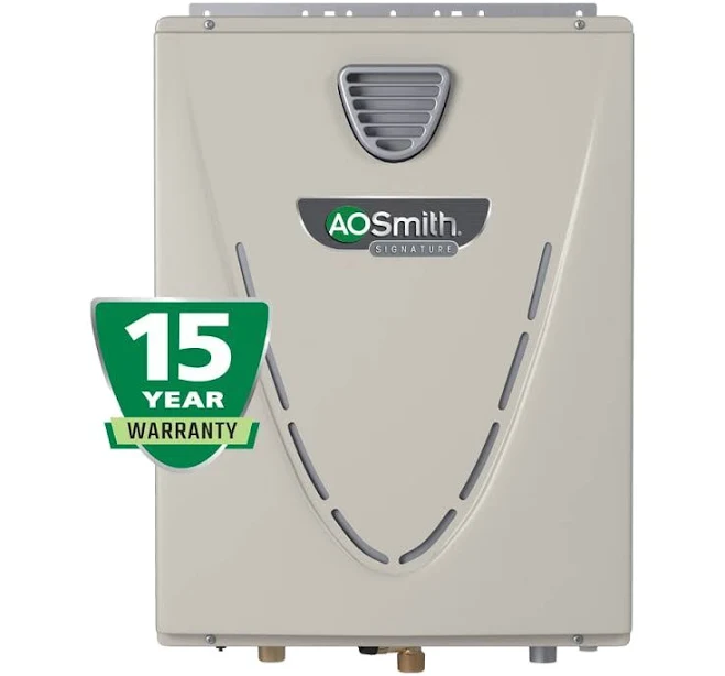 A.O. Smith Signature Series 6.6-GPM 160000-BTU Outdoor Natural Gas Tankless Water Heater A.O. Smith Signature Series 6.6-GPM 160000-BTU Outdoor Natural Gas Tankless Water Heater - A-o--smith Tankless Water Heater