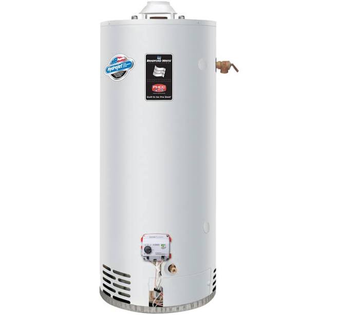 Bradford White RG250T6N 50 Gallon Tall Atmospheric Vent Water Heater - 5