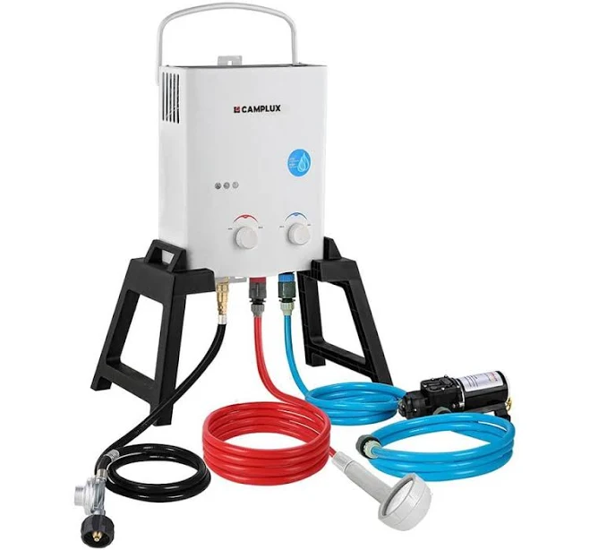 Camplux 1.32 GPM 34,000 BTU Outdoor Portable Propane Tankless Water Heater Camplux 1.32 GPM 34,000 BTU Outdoor Portable Propane Tankless Water Heater - Camplux Tankless Water Heater