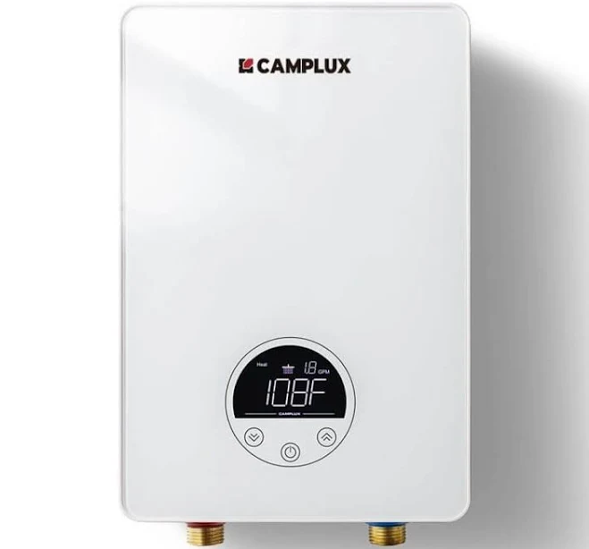 Camplux 24 kW 4.7 GPM 240-Volt Electric Tankless Water Heater - 6