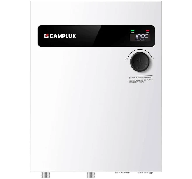 Camplux 24 kW 4.7 GPM 240-Volt Electric Tankless Water Heater Camplux 24 kW 4.7 GPM 240-Volt Electric Tankless Water Heater - Camplux Tankless Water Heater