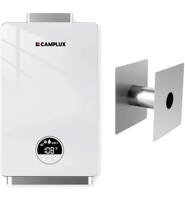 Camplux 3.18 GPM Indoor Propane Tankless Water Heater with Wall Thimble Camplux 3.18 GPM Indoor Propane Tankless Water Heater with Wall Thimble - Zip-industries Tankless Water Heater