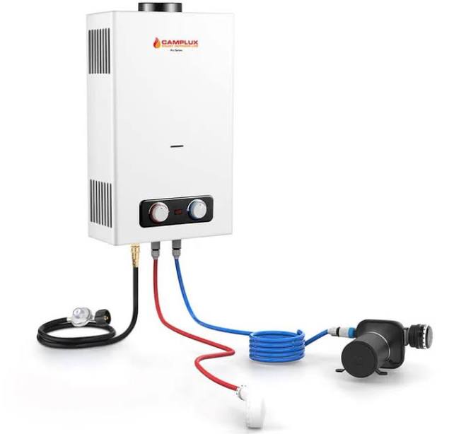 Camplux Portable Water Heater - 6