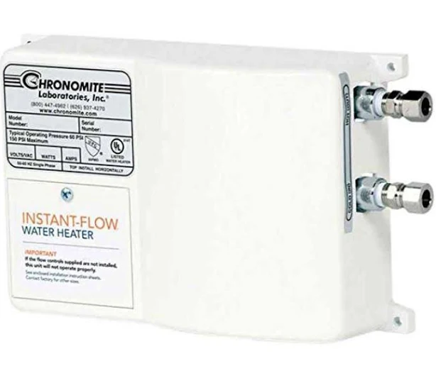 Chronomite Electric Tankless Water Heater SR-20L/277 HTR-I - 8