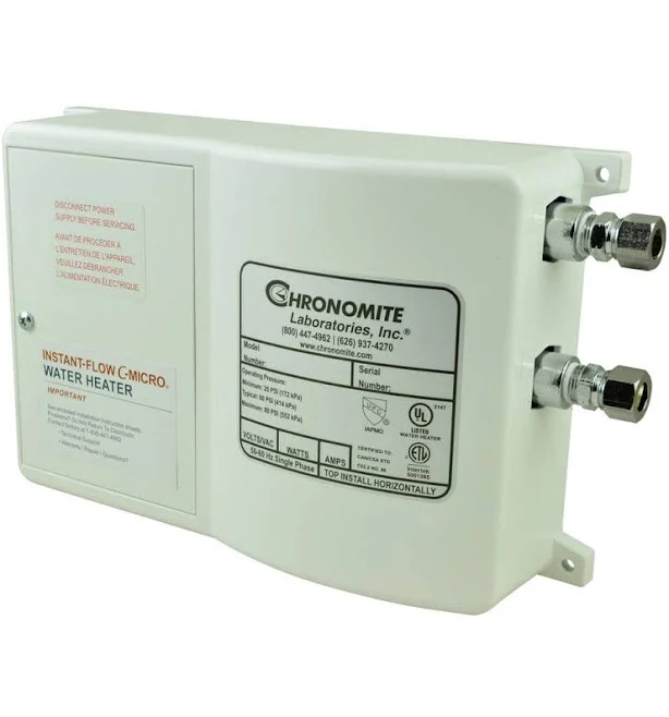 Chronomite S-90I Tankless Water Heater - 2