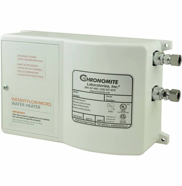Chronomite SR-20/240 HTR 240-Volt 20-Amp SR Series Instant-Flow Standard Flow Tankless - 10