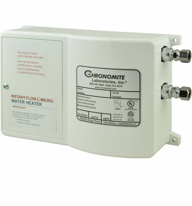 Chronomite SR-20L/240SS Electric Tankless Water Heater - 6