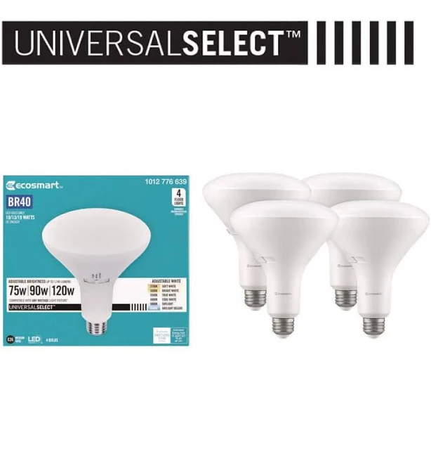 EcoSmart 60-Watt Equivalent Dimmable LED Light Bulb (4-Pack) - 2