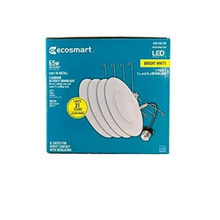 EcoSmart 60-Watt Equivalent Dimmable LED Light Bulb (4-Pack) - 6