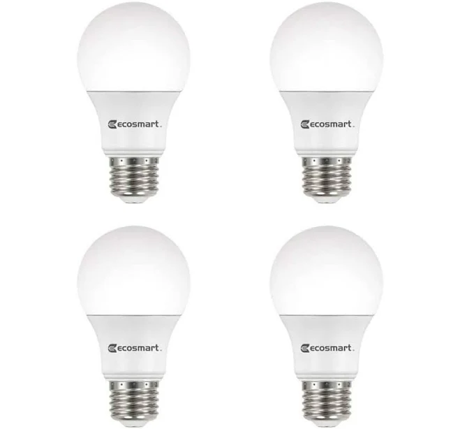 EcoSmart 60-Watt Equivalent Dimmable LED Light Bulb (4-Pack) - 6