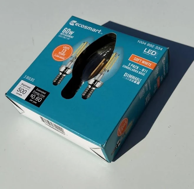 EcoSmart 60-Watt Equivalent Dimmable LED Light Bulb (4-Pack) - 7