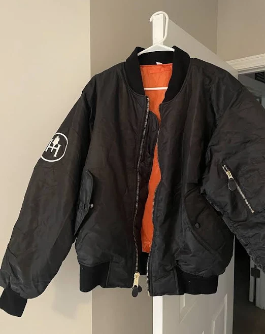 Flight Men's Reversible Pockets Zip Bomber Jacket