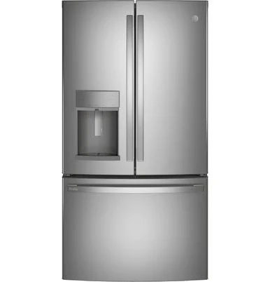 GE 25.6 Cu Ft French Door Refrigerator - 9