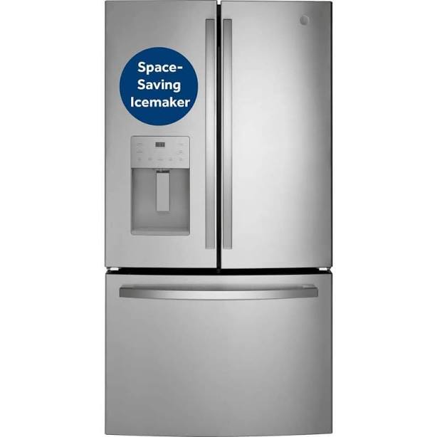 GE 27.0 Cu. Ft. French Door Refrigerator - 8