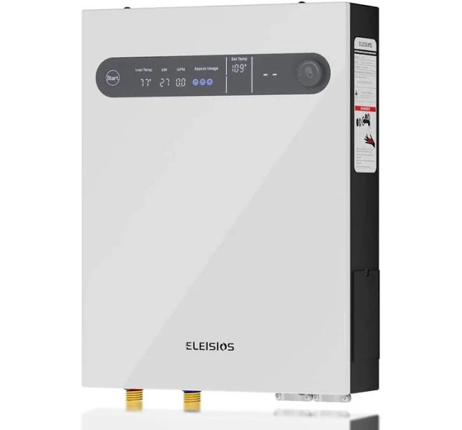JINJUNYE 27KW Tankless Electric Water Heater On Demand Instant Hot Water Heater with LED Digital Display for 1-3 Point of Use JINJUNYE 27KW Tankless Electric Water Heater On Demand Instant Hot Water Heater with LED Digital Display for 1-3 Point of Use - State-water-heaters Tankless Water Heater