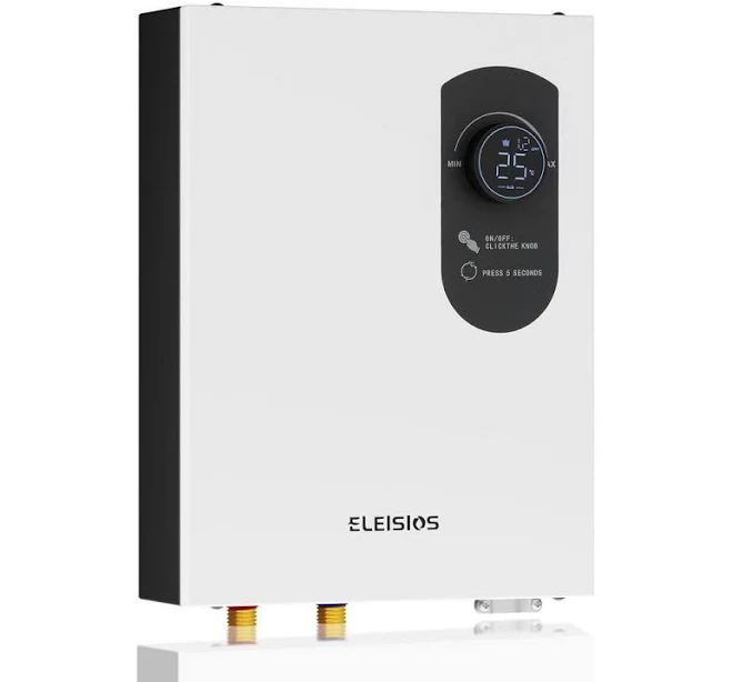 JINJUNYE 9KW Tankless Electric Water Heater with Digital Temperature Control-Wall Mounted 240V Instant Hot Water System JINJUNYE 9KW Tankless Electric Water Heater with Digital Temperature Control-Wall Mounted 240V Instant Hot Water System - State-water-heaters Tankless Water Heater