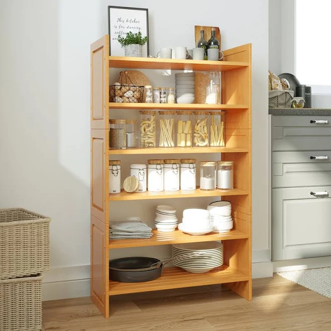 John Louis Home Solid Wood 3 Tier Storage Rack