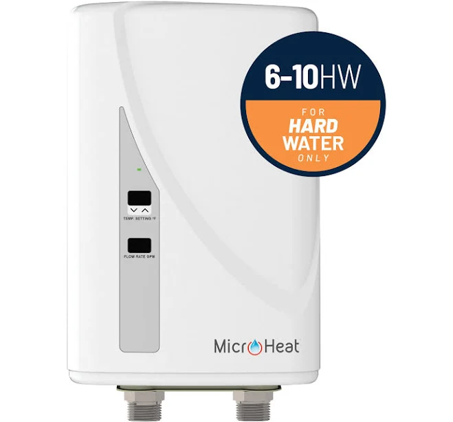 Jvis USA MicroHeat 6-10 Hard Water 240-Volt 10-kW-kW 5-GPM Point of Use Smart Jvis USA MicroHeat 6-10 Hard Water 240-Volt 10-kW-kW 5-GPM Point of Use Smart - John-wood Tankless Water Heater