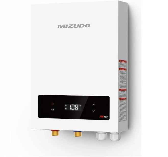Mizudo Equik Classic 18kW 3.6 GPM 240-Volt Touch Screen Residential Electric Tankless Water Heater Mizudo Equik Classic 18kW 3.6 GPM 240-Volt Touch Screen Residential Electric Tankless Water Heater - American-water-heaters Tankless Water Heater