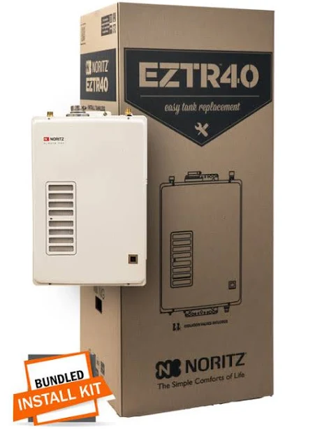 Noritz EZTR40-NG 40 Gallon Tankless Water Heater Noritz EZTR40-NG 40 Gallon Tankless Water Heater - Noritz Tankless Water Heater