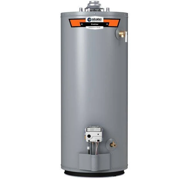 Rheem Performance 40 Gal. Short 6-Year 34,000 BTU Natural Gas Tank Water Heater - 7