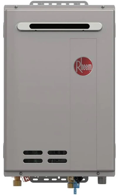 Rheem RTG-70XLP-3 High Efficiency Non-Condensing Outdoor Tankless Liquid Propane Water Heater Rheem RTG-70XLP-3 High Efficiency Non-Condensing Outdoor Tankless Liquid Propane Water Heater - Rheem Tankless Water Heater
