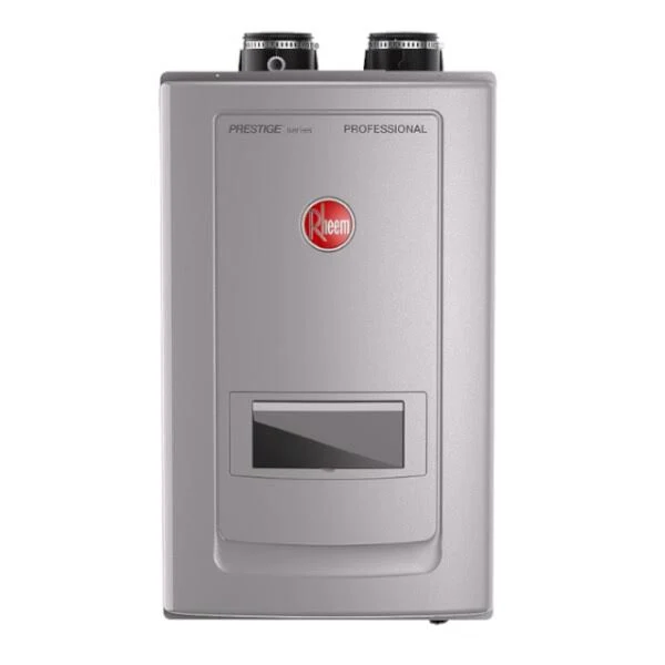 Rheem RTGH-RH11DVLN Prestige 11 GPM 199000 BTU 120 Volt Natural Gas Whole House Tankless Water Heater with Built-in Recirculation Pump Rheem RTGH-RH11DVLN Prestige 11 GPM 199000 BTU 120 Volt Natural Gas Whole House Tankless Water Heater with Built-in Recirculation Pump - Rheem Tankless Water Heater