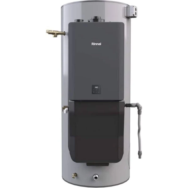 Rinnai Demand Duo H-Series 119 Gallon 199,000 BTU Commercial Hybrid Water Heating System Rinnai Demand Duo H-Series 119 Gallon 199,000 BTU Commercial Hybrid Water Heating System - Rinnai Tankless Water Heater