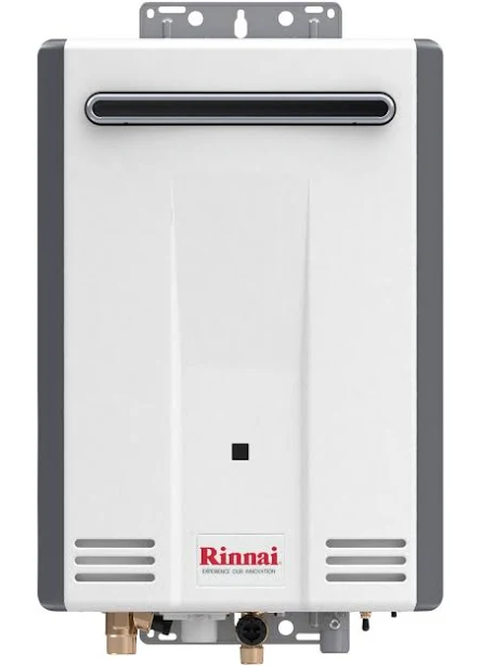 Rinnai High Efficiency Residential 199,000 BTU Exterior Propane Gas Tankless Water Heater - 10