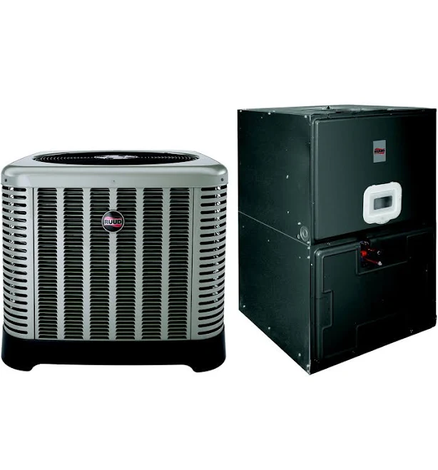 Ruud Endeavor by Rheem 1.5 Ton 14.8 SEER2 R-454B 75,000 BTU 80% AFUE Gas System (Upflow) RA14AY18AJ1NA - RCFY2417STANM - R801T0754A17UHSNAS - 3