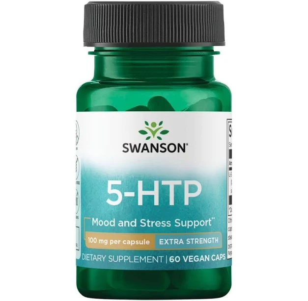 Spring Valley 5-HTP Capsules 100 mg 30 Count - 6