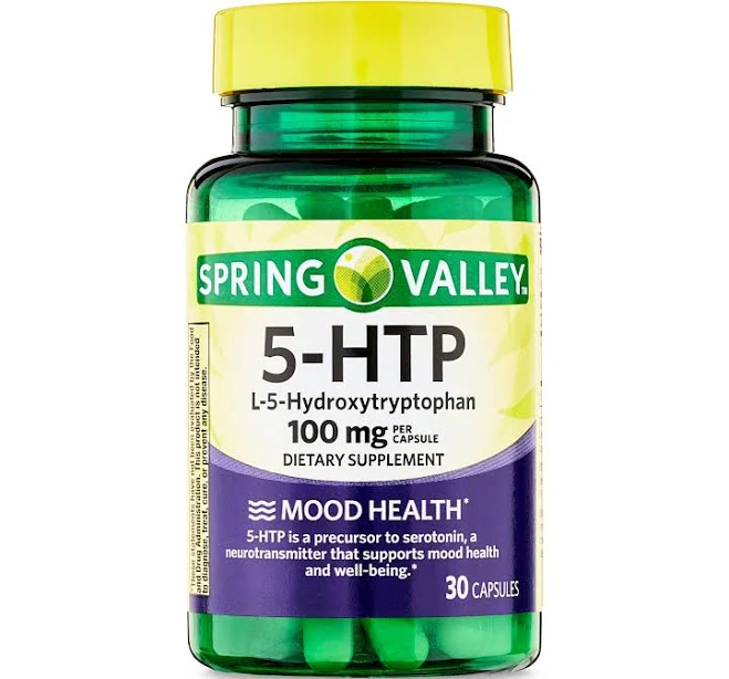 Spring Valley 5-HTP Capsules 100 mg 30 Count
