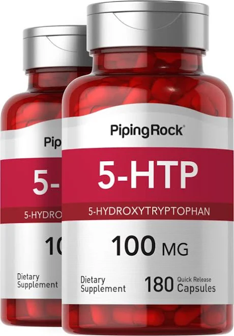Spring Valley 5-HTP Capsules 100 mg 30 Count - 7