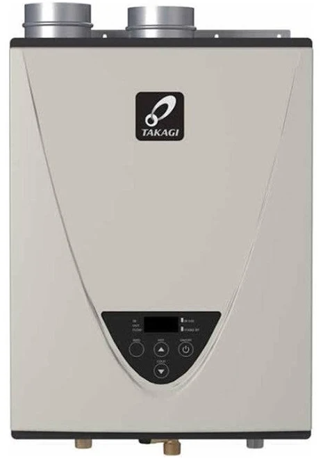 T-H3-DV-N Condensing Tankless Water Heater - 199k BTU, Natural Gas, Copper, Table Tops by Takagi T-H3-DV-N Condensing Tankless Water Heater - 199k BTU, Natural Gas, Copper, Table Tops by Takagi - Takagi Tankless Water Heater