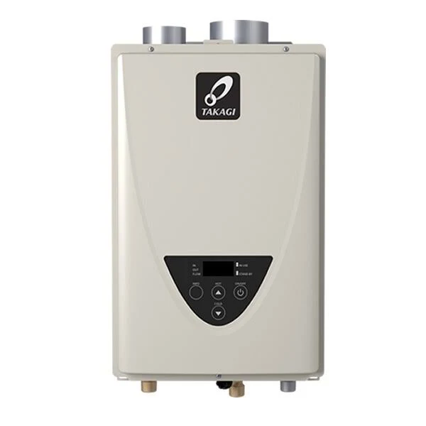 Takagi 100227715 200 Tankless Water Heater, Liquid Propane/Natural Gas Fuel, 190000 Btu/hr Heating, Indoor/Outdoor: Outdoor, Non-Condensing, 8 gpm - 2