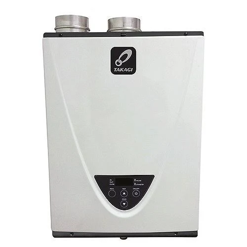 Takagi T-H3J-DV-N 160,000 BTU Natural Gas Indoor Condensing Ultra-Low Nox Tankless Water Heater - 6