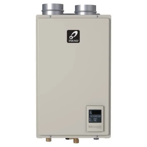 Takagi T-H3J-DV-N 160,000 BTU Natural Gas Indoor Condensing Ultra-Low Nox Tankless Water Heater - 7