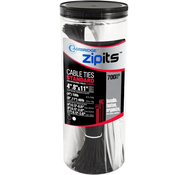 Zipwall Heavy Duty Adhesive Zippers - 10